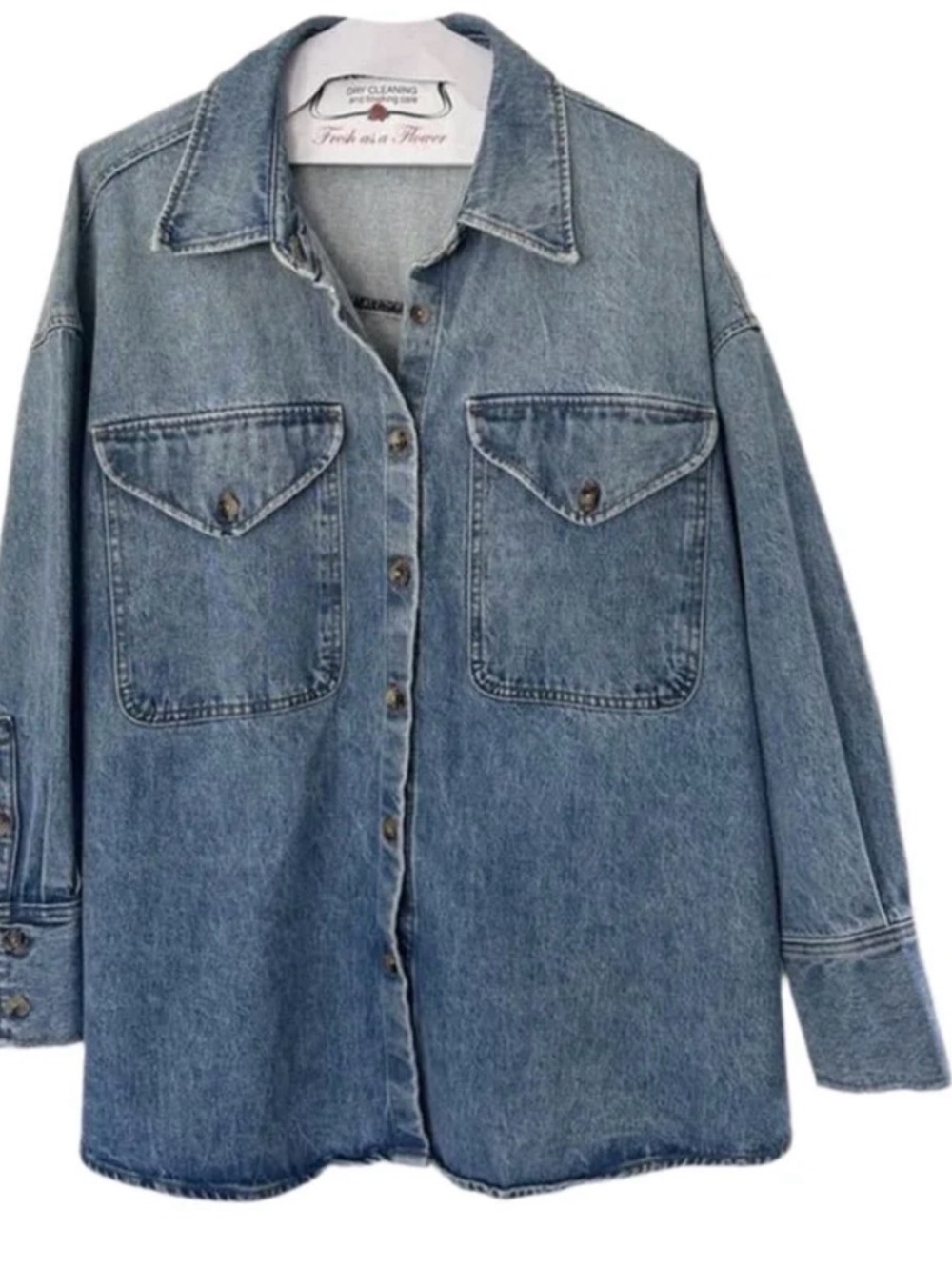Khaite Denim Blue Jacket size 6 - Picture 1 of 1